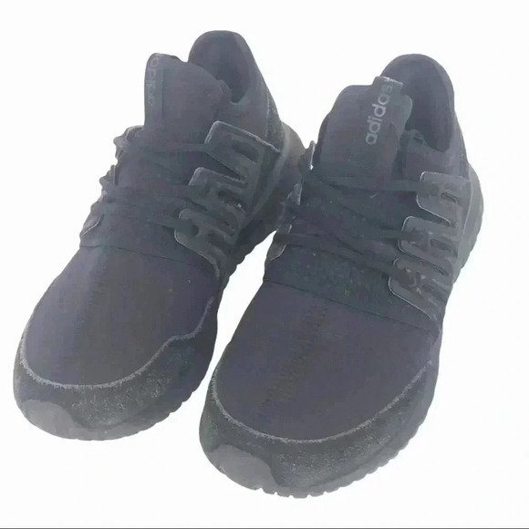 ADIDAS SNEAKERS MENS 5.5 TUBULAR RADICAL CORE BLACK ART S80115 $120 SHOES RETRO - Picture 11 of 16